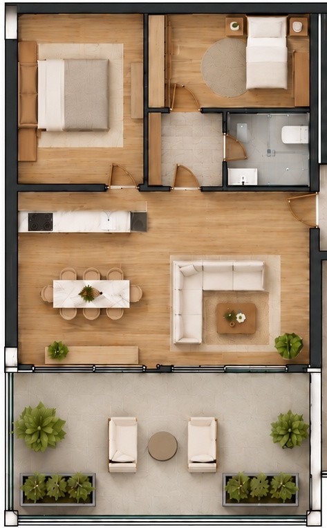 Plano del apartamento